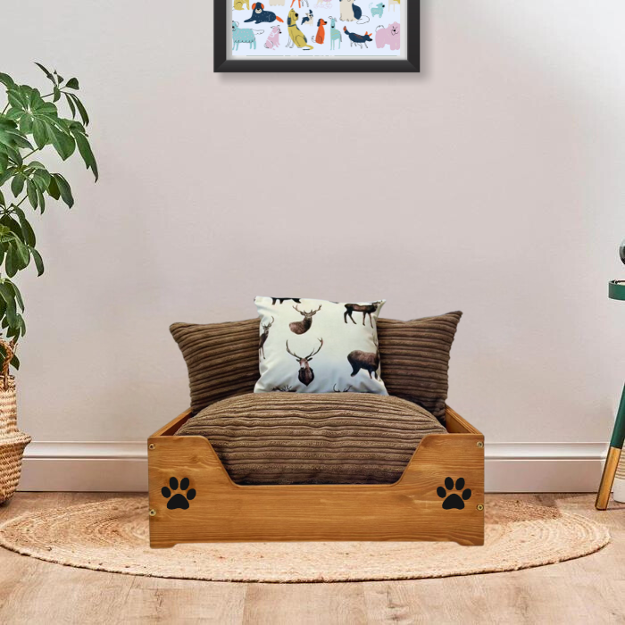 Small Dog Bed, wooden dog bed, bed for my dog, personalised dog bed
