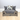 Ash Grey & Corduroy Brown Stag - Wooden Personalised Dog Beds - Blue Diamond