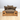 Small Wooden Personalised Dog Bed (46 x 59cm) - Royal Oak & Corduroy Brown