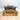 Small Wooden Personalised Dog Bed (46 x 59cm) - Royal Oak & Corduroy Brown