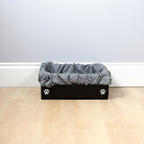 Small Personalised Cat Toy Box -Cat Toys, Personalised Cat Toys, Cat Toy Box, small pet toy box, Black Toy Box