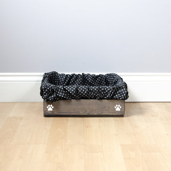 Small Personalised Cat Toy Box -Cat Toys, Personalised Cat Toys, Cat Toy Box, small pet toy box, grey Toy Box