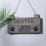 Personalised Pet Sign - Ash Grey