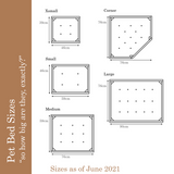 How to choose the right pet bed size