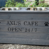 large personalised feeding station for large dogs