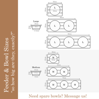 Elevated bowl size. How to measure pet bowl height. What is the best feeding bowl for my pet